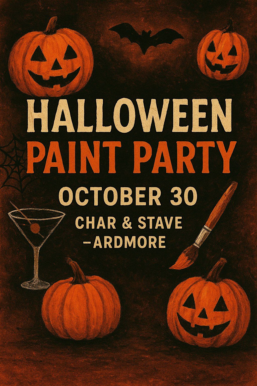 Halloween Bash Paint Party, 30 October | Event in Ardmore | AllEvents