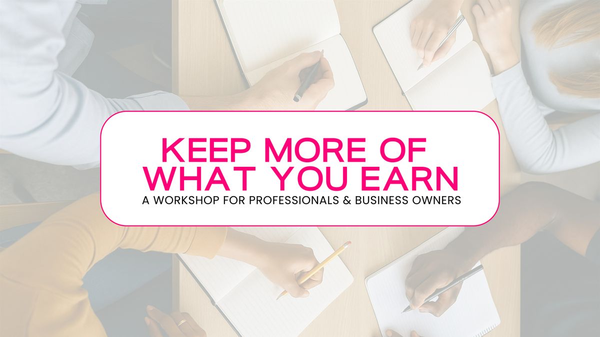 From Write-Offs to Wealth Workshop: Financial Strategies for Professionals, 5 December | Event in Midlothian