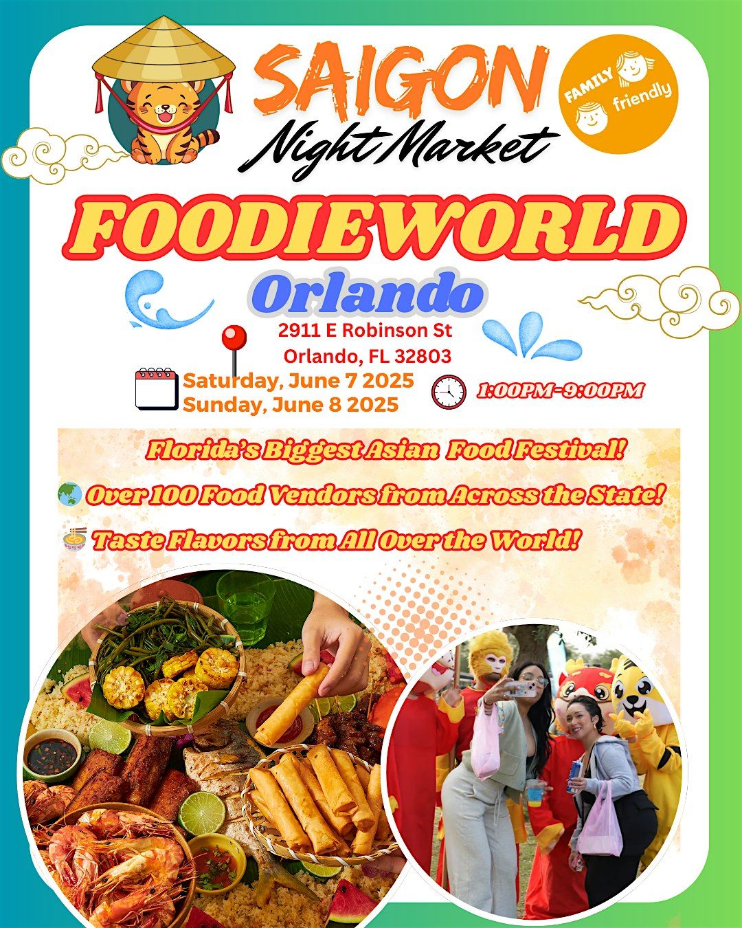 Orlando Saigon Night Market Foodie World Asia Family Fun, 7 June | Event in Orlando | AllEvents