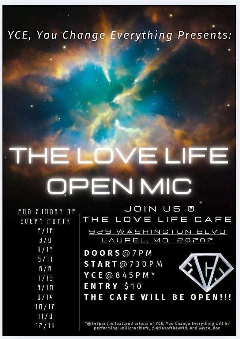 The Love Life Open Mic | Event in Laurel | AllEvents