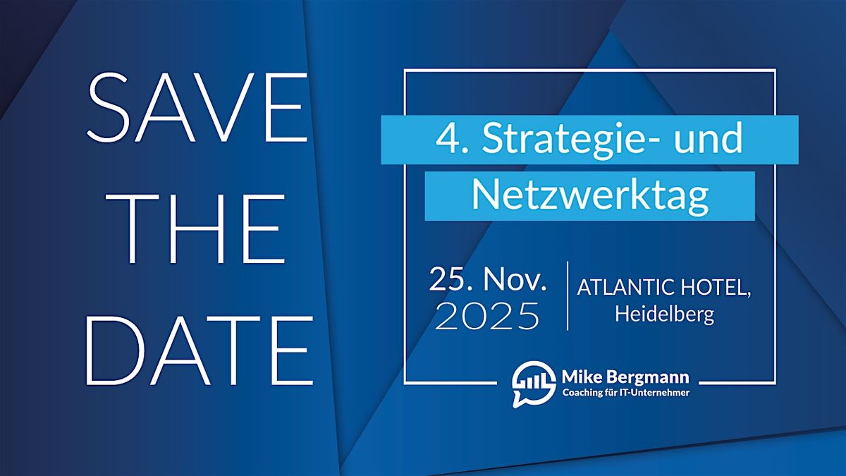 25.11.2025 – Strategie- und Netzwerktag für IT-Unternehmer in Heidelberg, 25 November | Event in Heidelberg