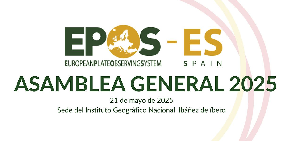 Asamblea General de EPOS-ES 2025, 21 May | Event in Madrid | AllEvents