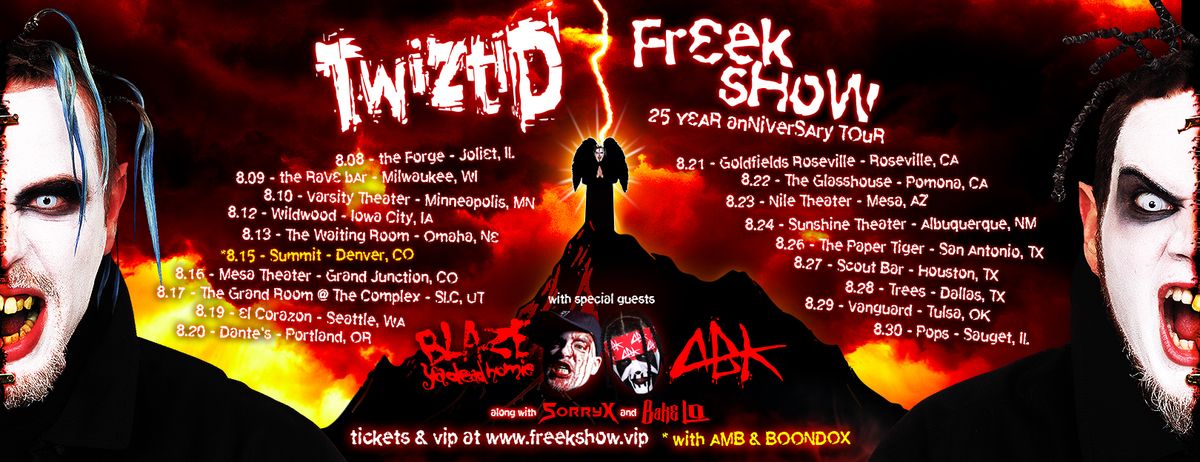 Twiztid at The Complex - The Grand, 17 August | Event in Salt Lake City | AllEvents