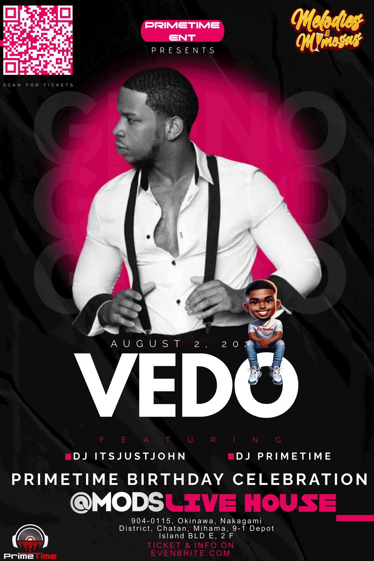 VEDO live in Okinawa with Melodies & Mimosas, 2 August | Event in Chatan | AllEvents