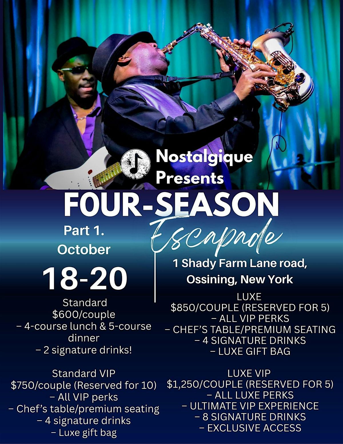 Nostalgique @ The Windrose Raffle | Event in Ossining | AllEvents
