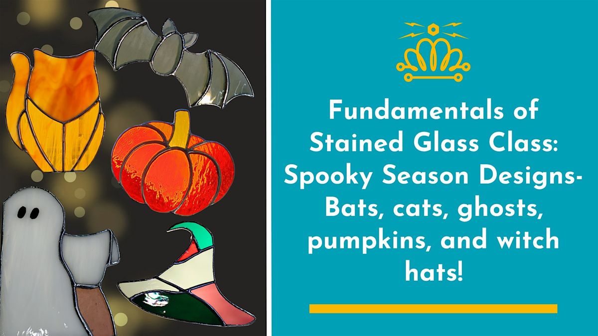Fundamentals of Stained Glass Class: Spooky Season Designs! | Event in Charlotte | AllEvents