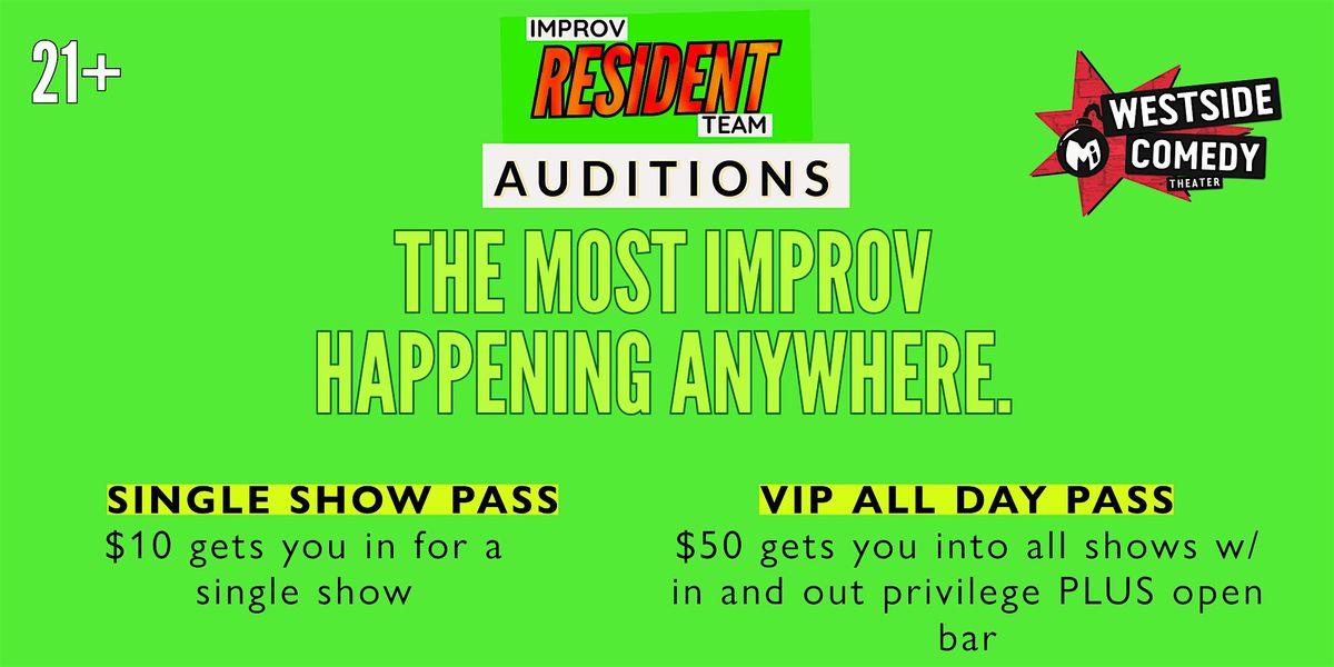 Improv Resident Team Auditions | Event in Santa Monica | AllEvents