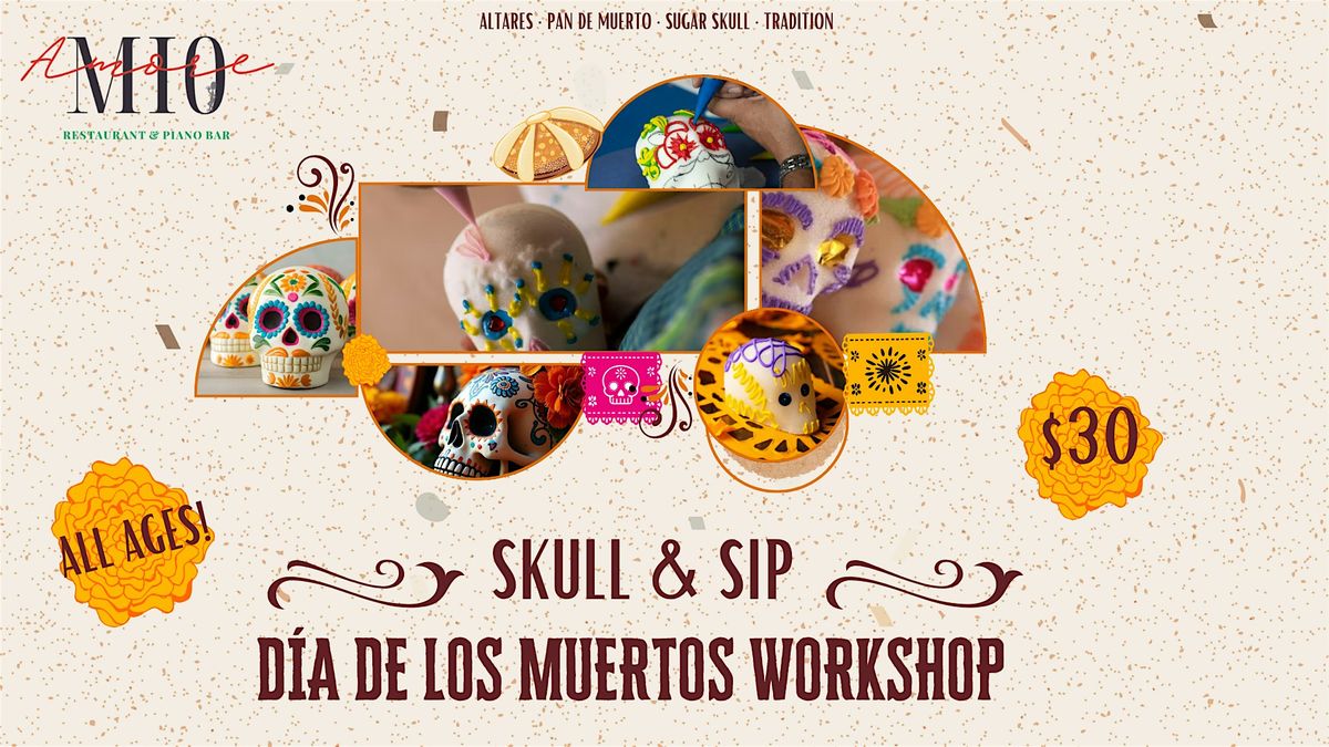 Skull & Sip: Día de los Muertos Workshop, 29 October | Event in Aurora | AllEvents
