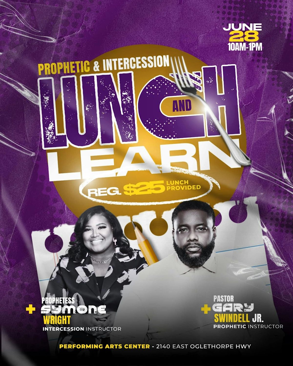 Prophetic & Intercession Lunch and Learn, 28 June | Event in Hinesville | AllEvents
