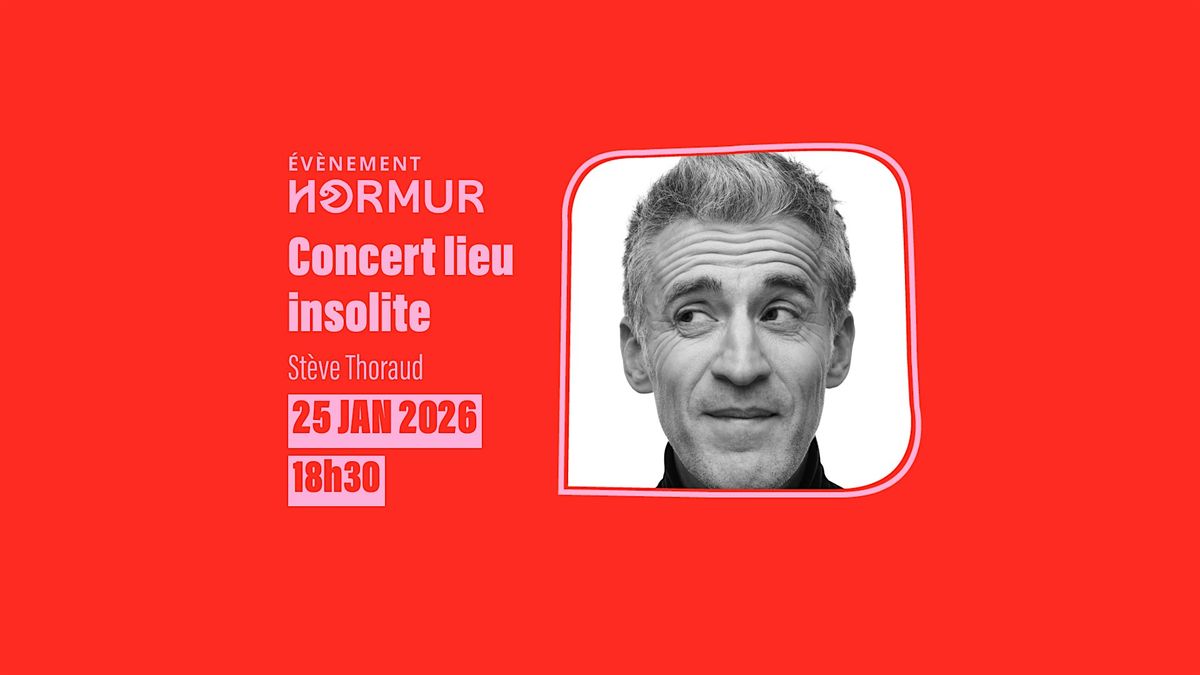 Concert guitare-voix avec Stève Thoraud à Paris 12 – Lieu insolite, 25 January | Event in Saint Mande