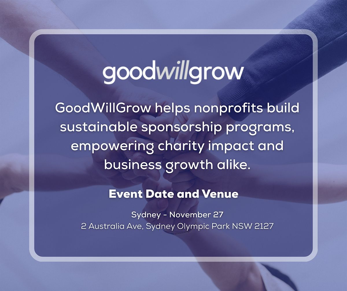 The Future of Fundraising: Unlocking New Strategies for Impact, 27 November | Event in Sydney Olympic Park