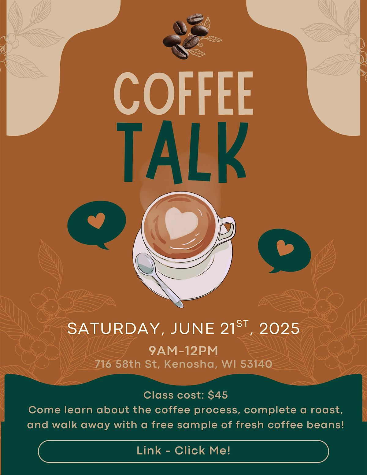 Coffee Talk with Andy! | Event in Kenosha | AllEvents