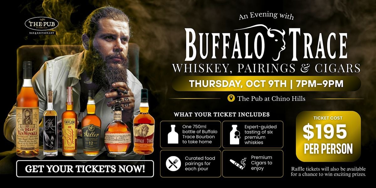 Pappy Van Winkle & Buffalo Trace: Exclusive Distillery Experience, 9 October | Event in Chino Hills | AllEvents