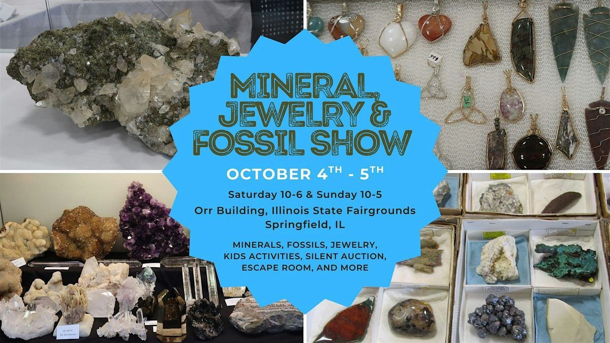 Springfield, IL Mineral, Jewelry, and Fossil Show, 4 October | Event in Springfield | AllEvents