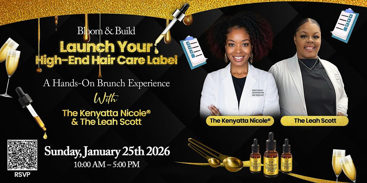 Bloom & Build Launch Your High-End Hair Care Brand, 25 January | Event in Austell | AllEvents