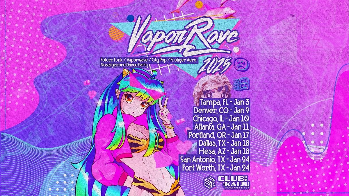 Vapor Rave - FutureFunk/CityPop Cosplay Rave (Mesa), Endgame Bar, Mesa ...