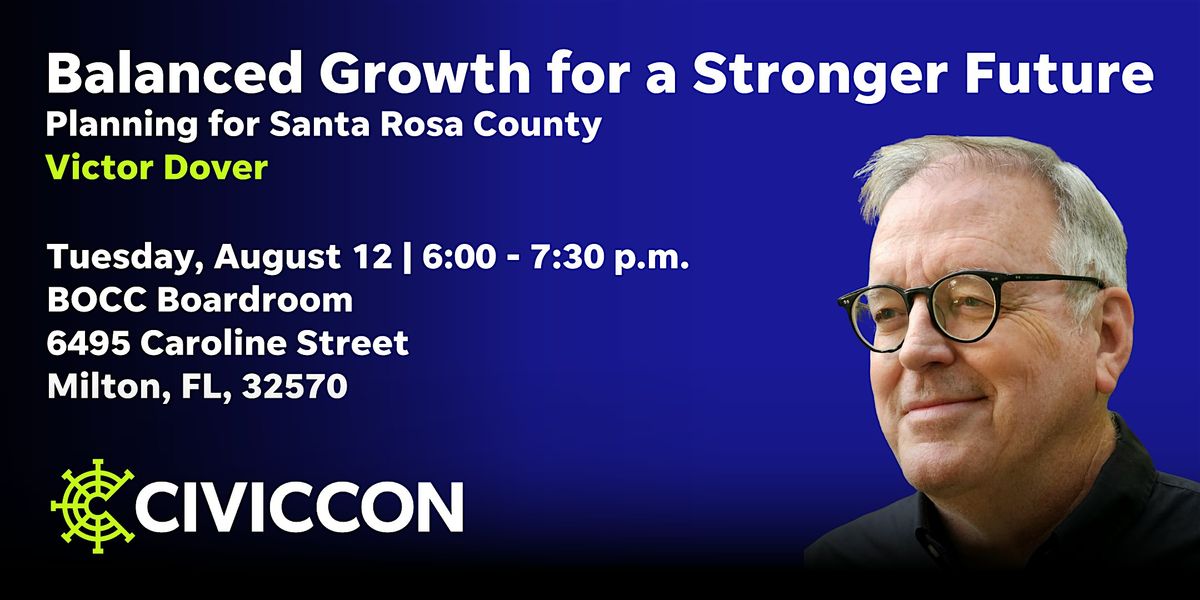 Balanced Growth for a Stronger Future, 12 August | Event in Milton | AllEvents