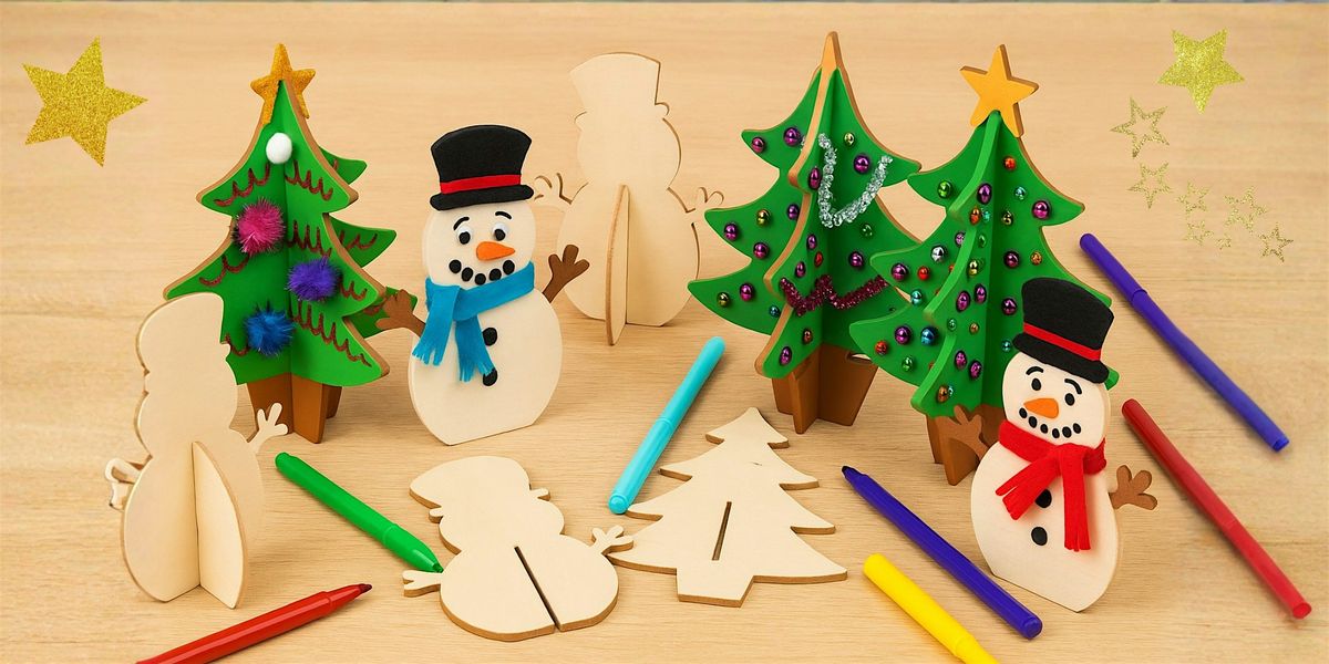 Build your own wooden Christmas Tree and Snowman, 22 December | Event in London | AllEvents