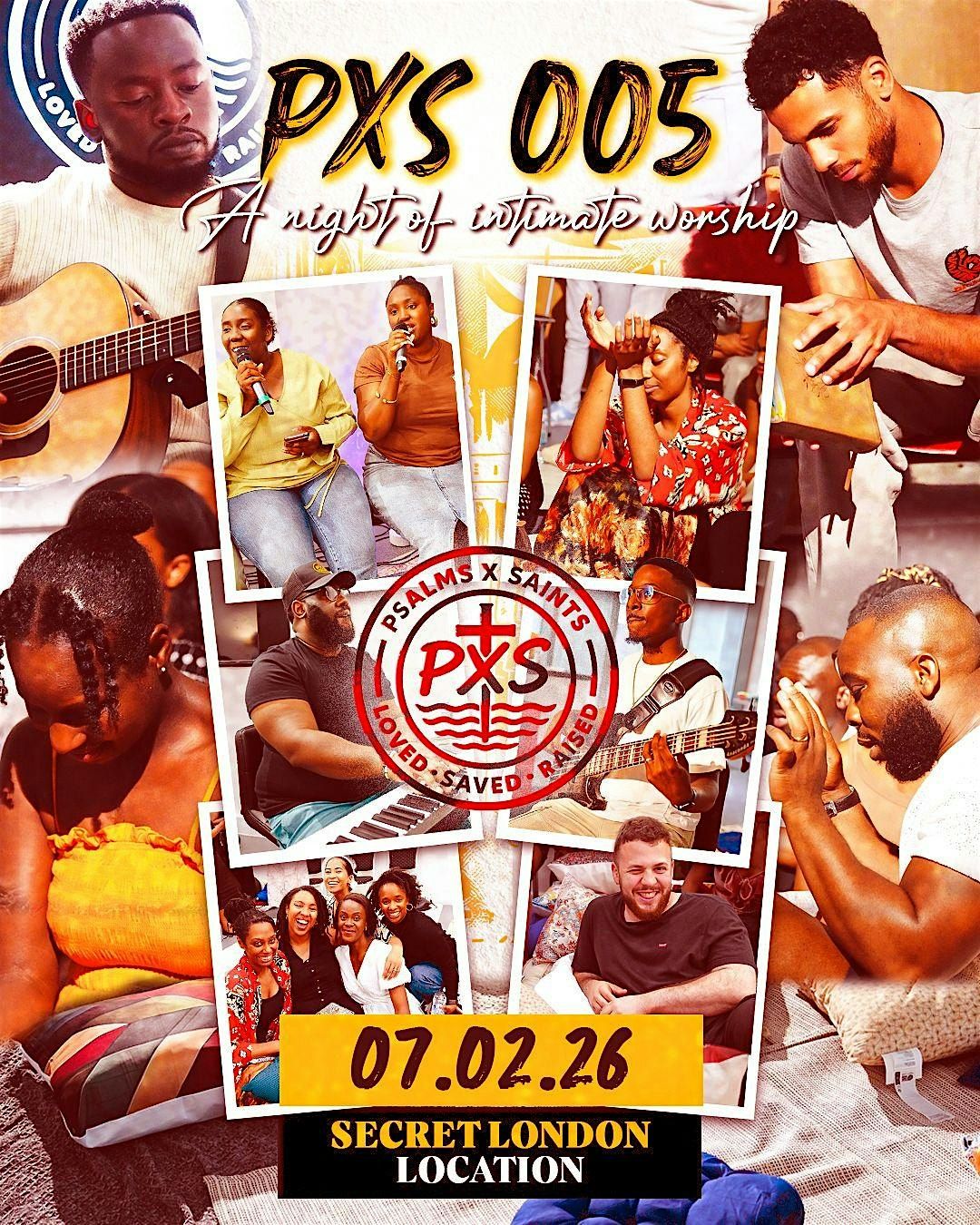 Psalms x Saints Worship Nights:PXS 005, 7 February | Event in London | AllEvents