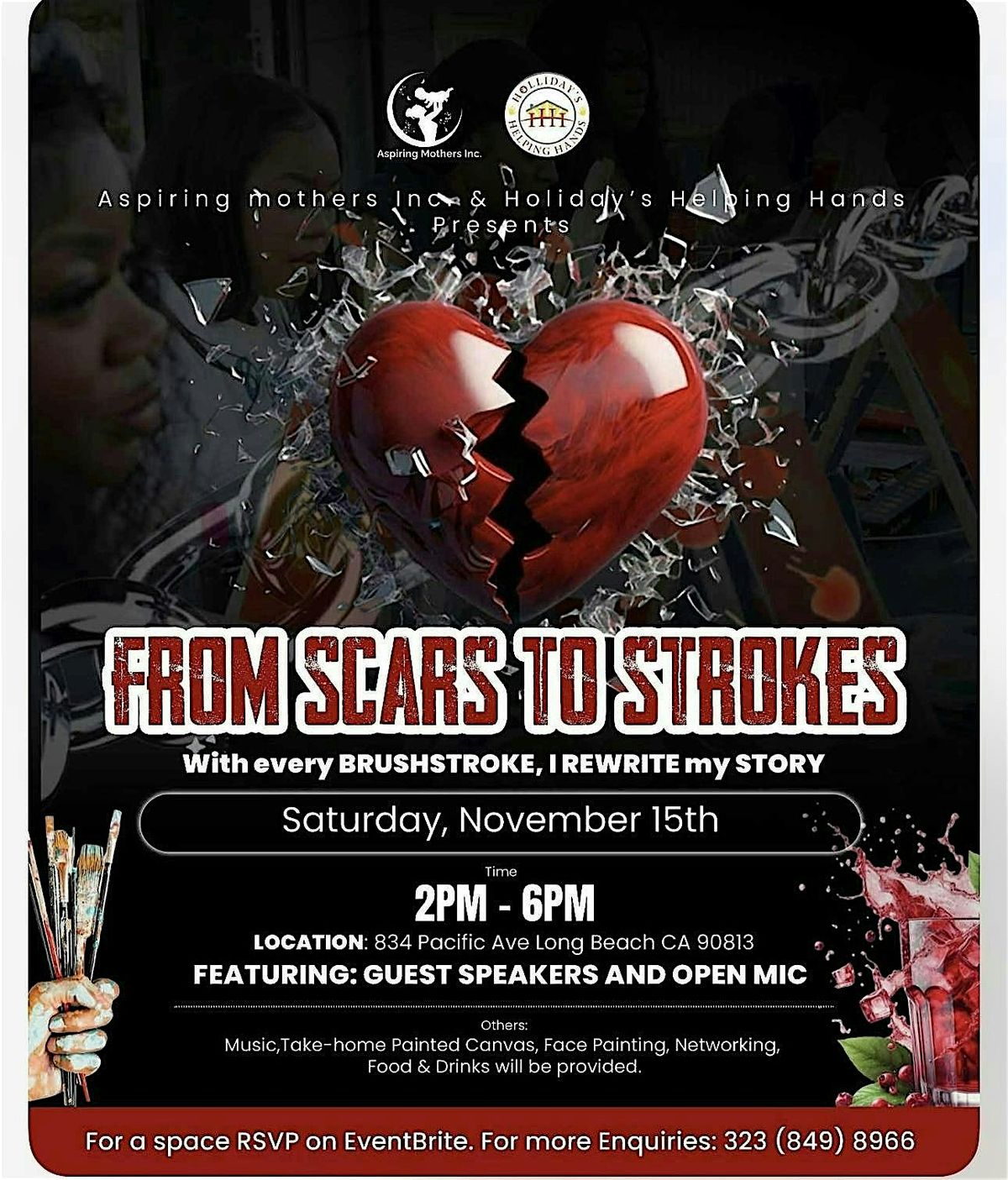 SCARS TO STROKES, 15 November | Event in Long Beach | AllEvents