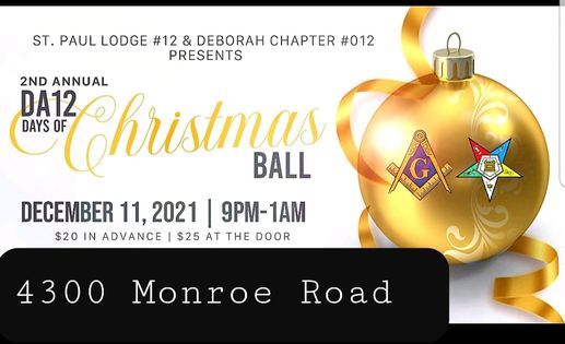 12 Dayz Of Christmas Ball 4300 Monroe Rd Charlotte Nc 28205 7712 United States December 11 2021 Allevents In