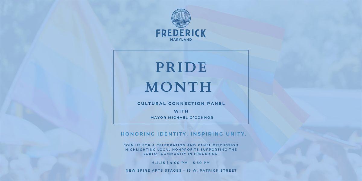 Pride Month Cultural Connection Panel, 2 June | Event in Frederick | AllEvents