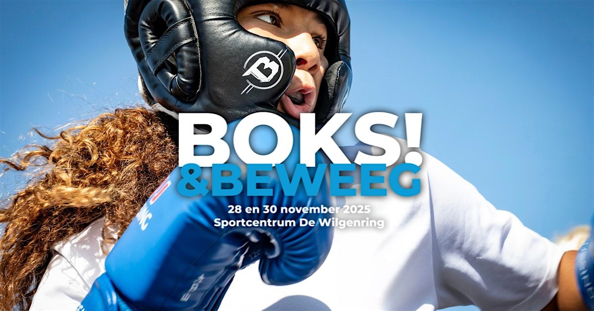 BOKS & BEWEEG!, 28 November | Event in Rotterdam | AllEvents
