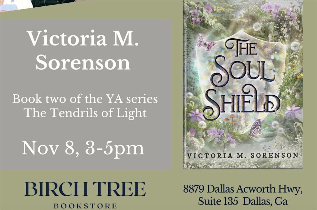 Book Launch Party: The Soul Shield by Victoria M. Sorenson at Birch Tree, 8 November | Event in Dallas | AllEvents