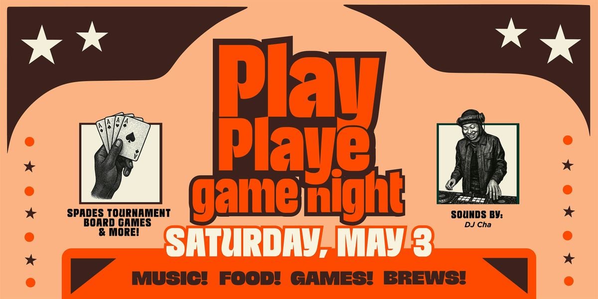Playe Playe - Game Night Presented by BAMS Fest and Departure Arts, 3 May | Event in Boston | AllEvents