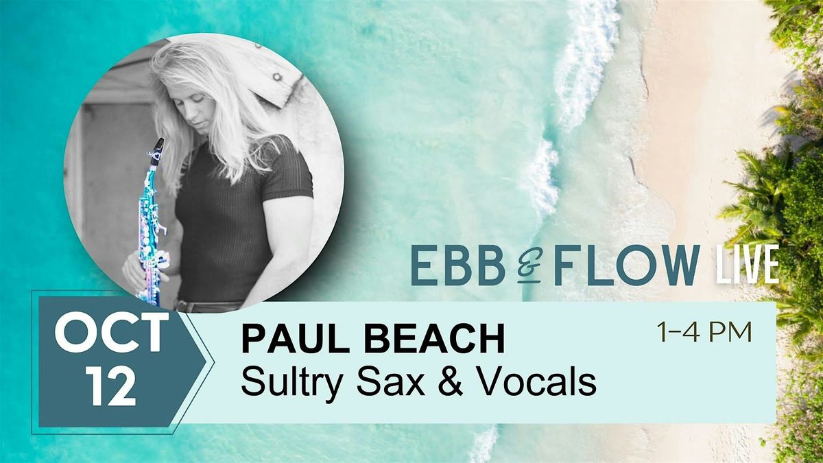 SAX SESSIONS WITH PAUL BEACH LIVE!, 12 October | Event in Melbourne | AllEvents