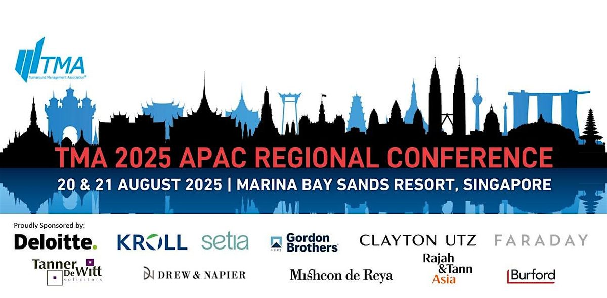 TMA 2025 APAC REGIONAL CONFERENCE, 20 August | Event in Singapore | AllEvents