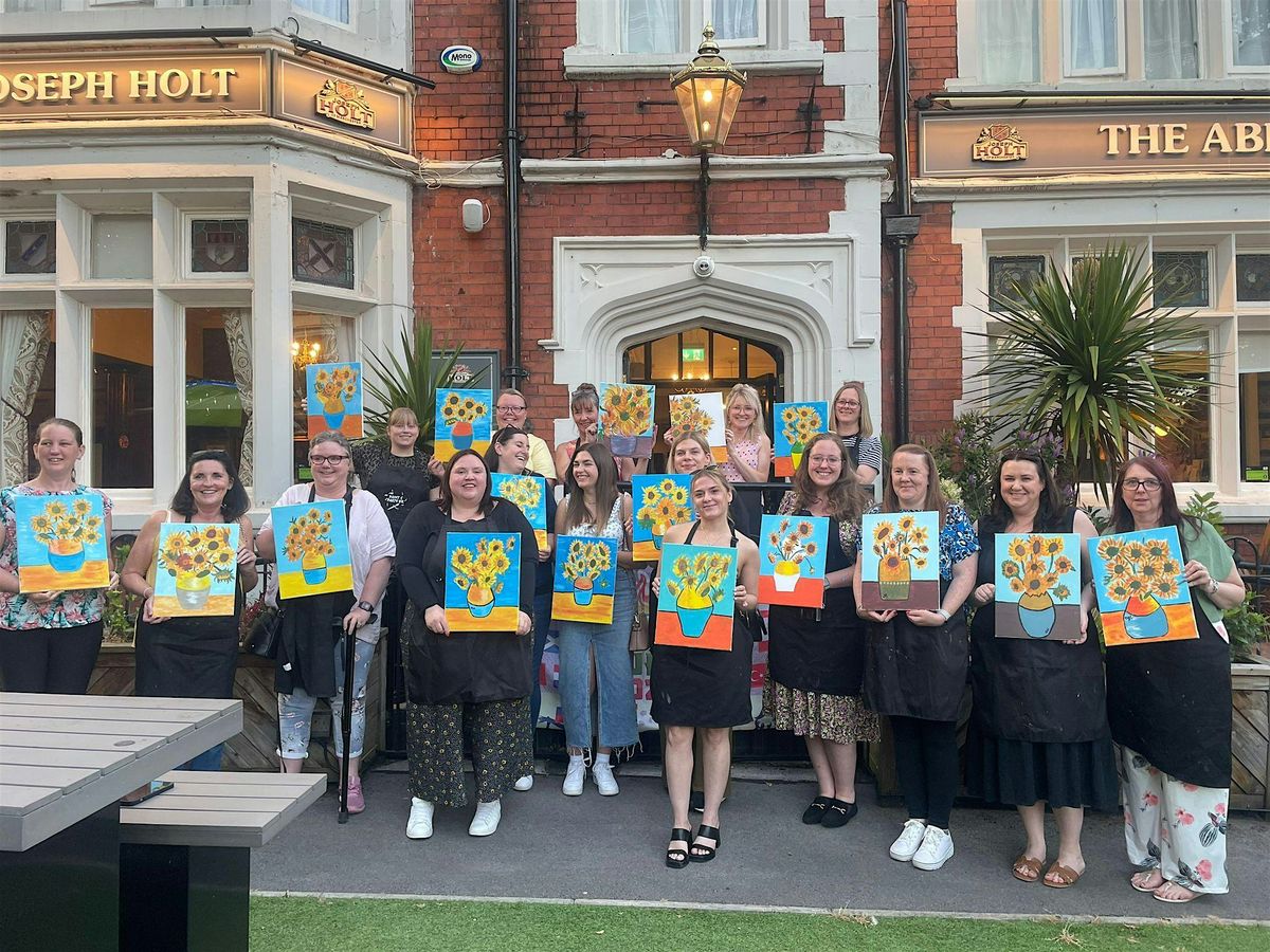 Paint & Party UK: Sunflowers - Widnes, 24 June | Event in Widnes | AllEvents