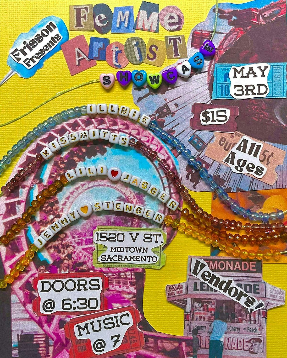 FRISSON PRESENTS 'FEMME ARTIST SHOWCASE', 3 May | Event in Sacramento | AllEvents