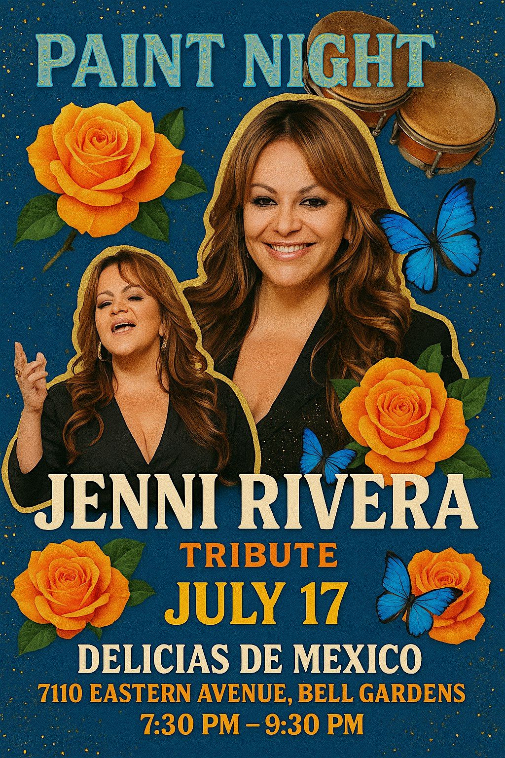 Jenni Rivera Tribute Paint Night, 17 July | Event in Bell Gardens | AllEvents