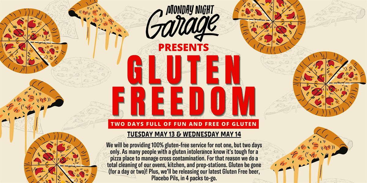 Garage Gluten Freedom:  TWO DAYS of gluten-free wood-fired pizza and beer, 13 May | Event in Atlanta | AllEvents