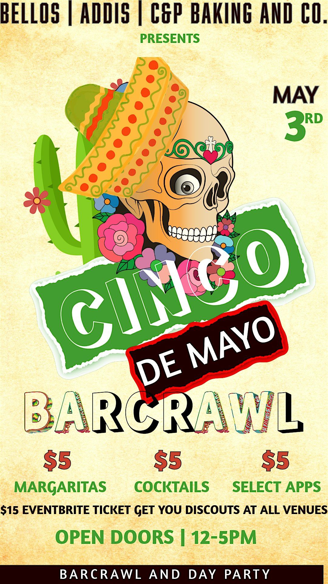 CINCO DE MAYO BAR CRAWL | Event in Richmond | AllEvents
