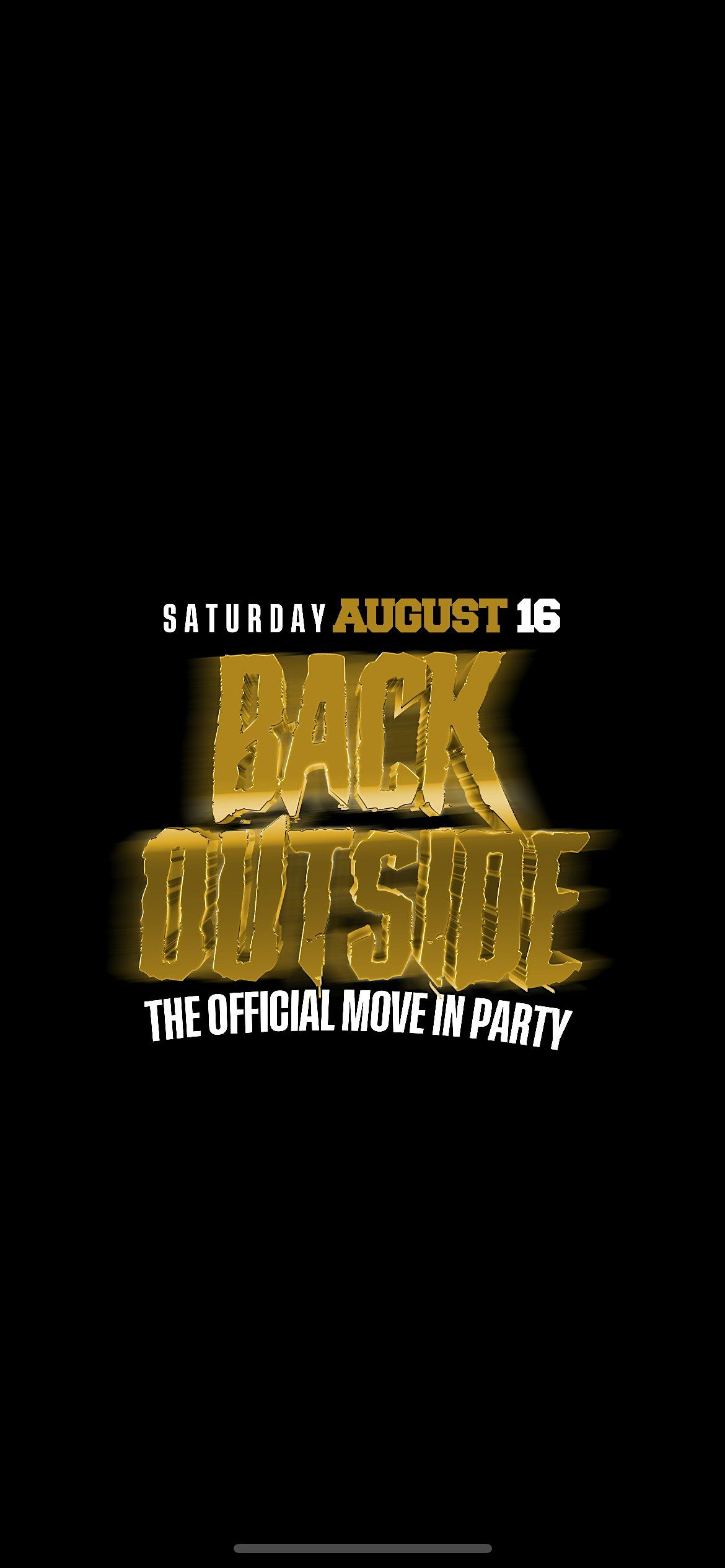 Back Outside ALCORN Move In Party, 16 August | Event in Lorman | AllEvents