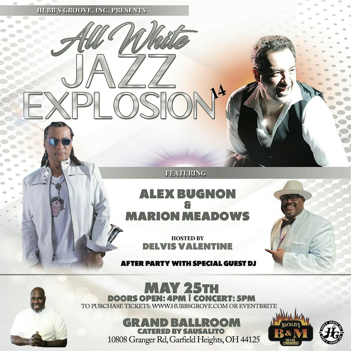 All White Jazz Explosion 14 with Marion Medows & Alex Bugnon, 25 May | Event in Garfield Heights | AllEvents