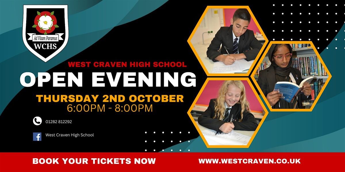 West Craven High School Open Evening, 2 October | Event in Barnoldswick | AllEvents