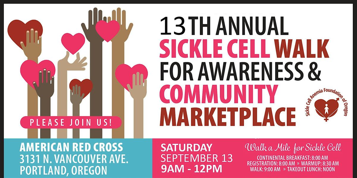 2025 Sickle Cell Walk for Awareness & Community Marketplace, 13 September | Event in Portland | AllEvents