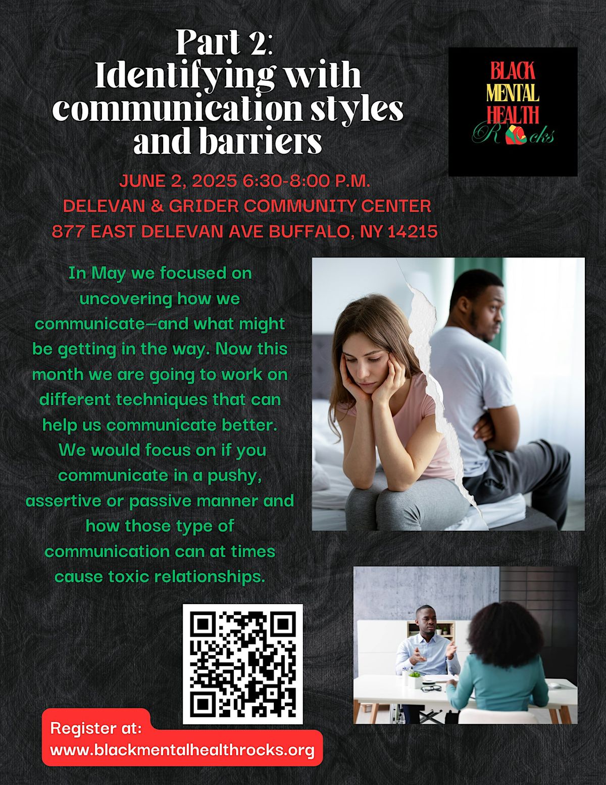 Part 2: Identifying with communication styles and barriers, 2 June | Event in Buffalo | AllEvents