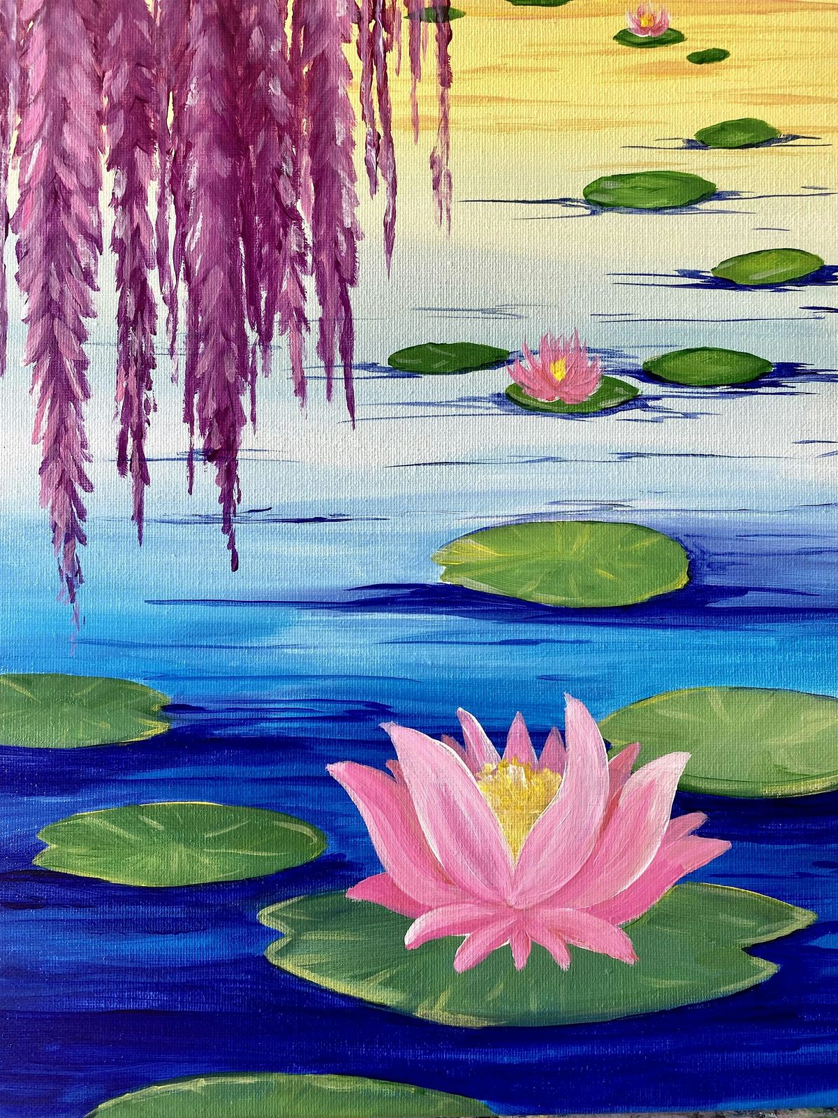 Water Lilies and Willows Paint and Sip Night in Irvine!, 31 August | Event in Irvine | AllEvents