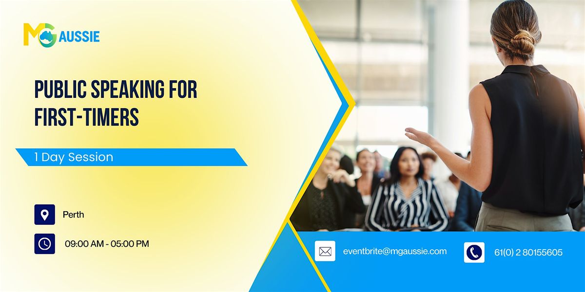 Public Speaking for First-Timers: 1 Day Session in Perth | Event in Perth | AllEvents
