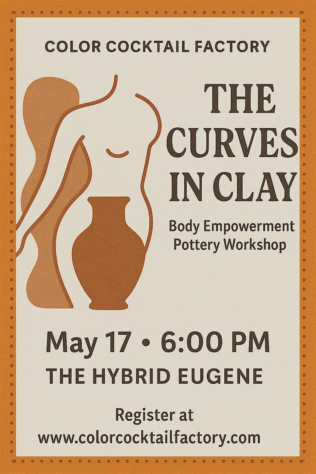 Curves In Clay, 23 November | Event in Eugene | AllEvents