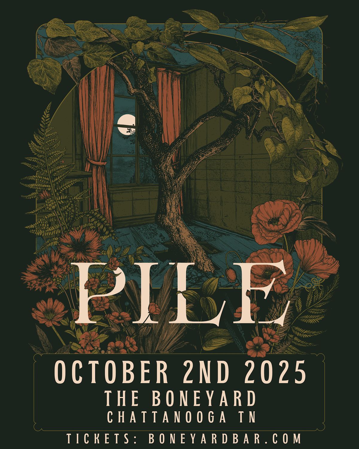 PILE - LIVE AT THE BONEYARD 10.2.25, 2 October | Event in Chattanooga | AllEvents