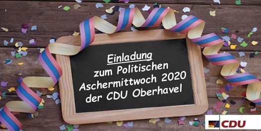 Politischer Aschermittwoch 2020 At Cdu Oberhavel Oranienburg