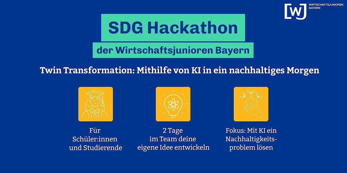 SDG Hackathon der Wirtschaftsjunioren Bayern, 11 October | Event in Bayreuth | AllEvents