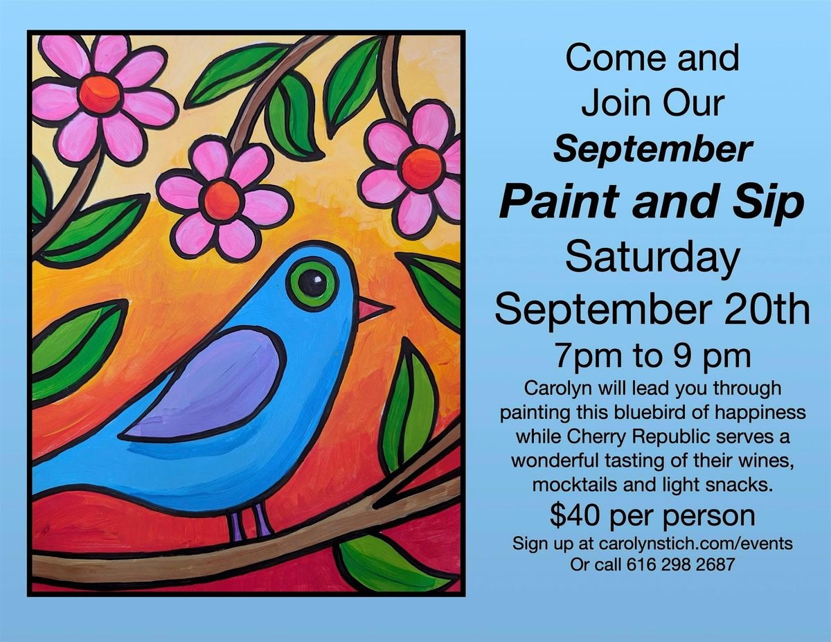 Paint and Sip, 20 September | Event in Holland | AllEvents
