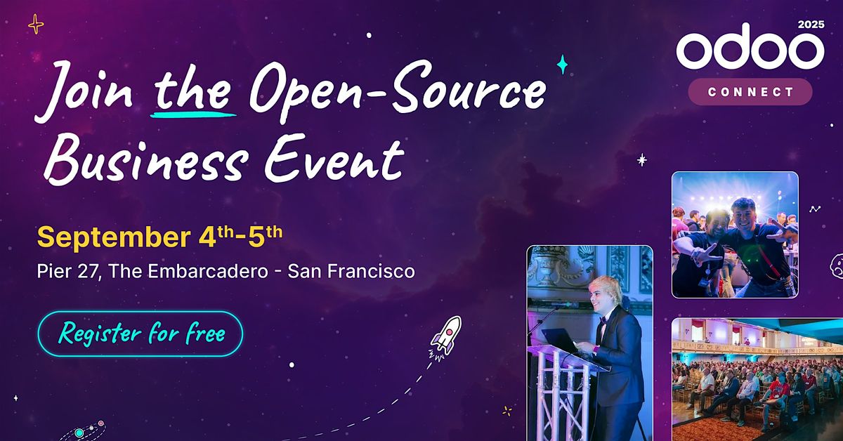 Odoo Connect 2025, 4 September | Event in San Francisco | AllEvents