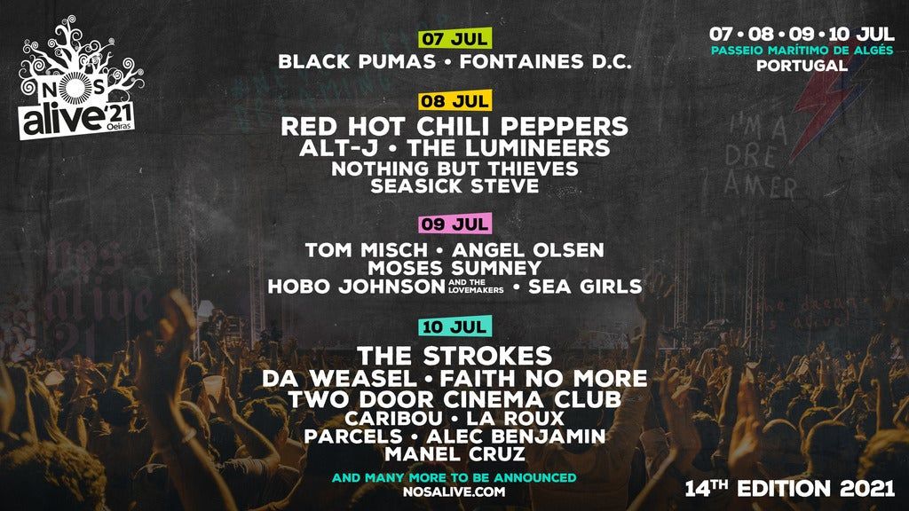 Nos Alive 20 Thursday Lisbon July 7 2022 Allevents In Lisbon Calendar Of Events 2022